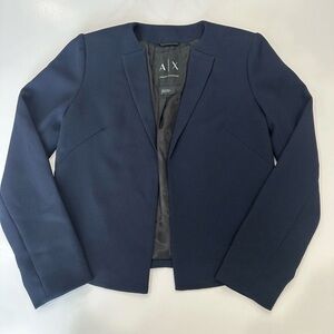 Armani Exchange Dark Blue Women's Blazer